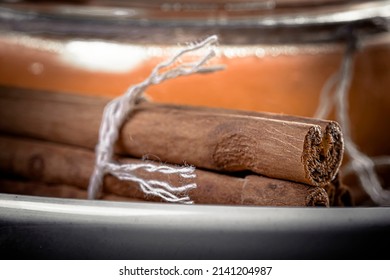 Cinnamon Sticks Tied With String