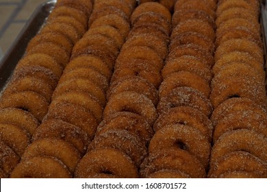 Cinnamon Sugar Potato Donuts At The Pennsylvania Farm Show.