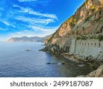 the Cinque Terre national park of Italy The Via Dell