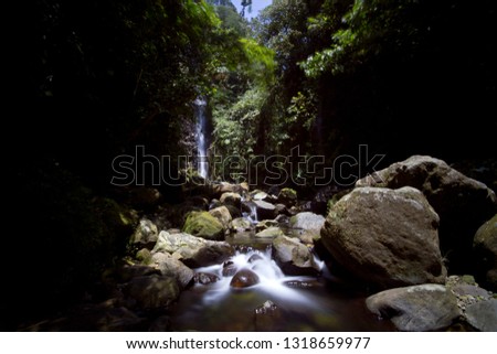 Ciparay waterfall at Pamijahan Sentul West Java