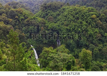 Ciparay Waterfall Tasikmalaya from the Top