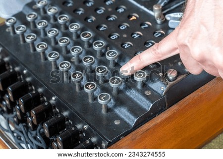 A cipher machine created for sending messages during World War 2