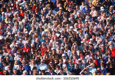 CIRCA 1990 - Large Crowd Of People USA