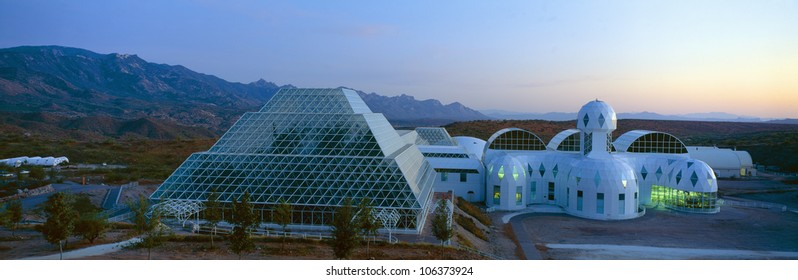 CIRCA 1992 - Biosphere 2 At Sunset, Arizona