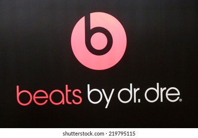 CIRCA AUGUST 2014 - BERLIN: the logo of the brand "Beats Electronics", Berlin.