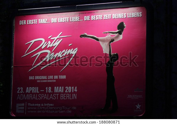 CIRCA MARCH 2014 -\
BERLIN: an advertisement poster for the upcoming musical \