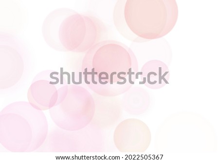 Circle Bubble Pink Art Background Design