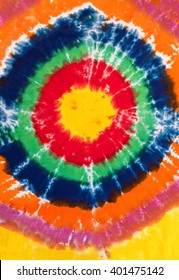 Circle, Bulls Eye Tie Dye Design, Pattern