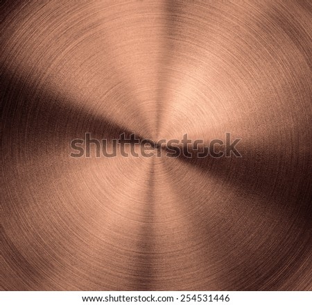 Circle copper steel texture