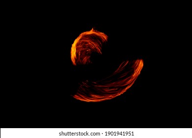 Circle Fire Flame Movment Isolated On Stock Photo 1901941951 | Shutterstock