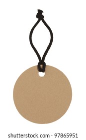 Circle Label With Black String