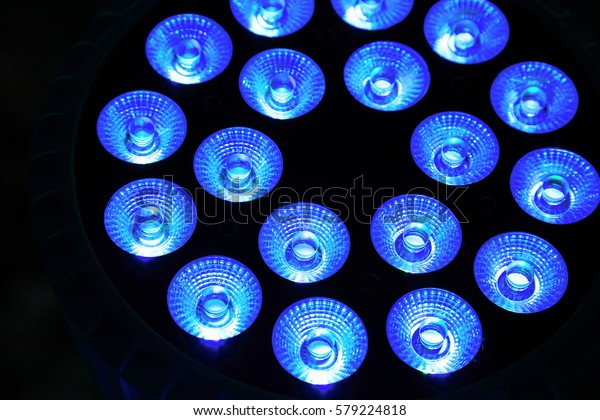 Circle Multi Led Lighting Blue Color Stock Photo (Edit Now) 579224818