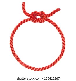 Circle Noose With Red Rope