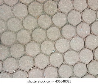 Circle Shape Brick Concrete Texture Stock Photo 436548325 | Shutterstock