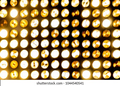 Circle shape lights pattern background texture