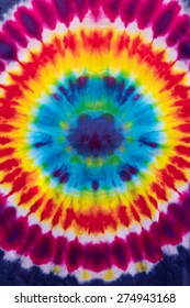 Circle, Target Tie Die Design