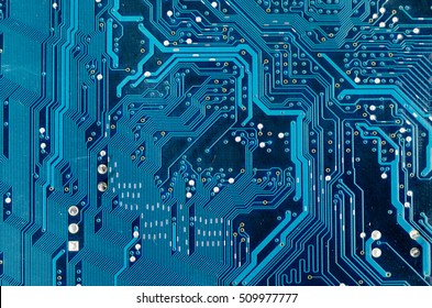 Circuit Board Blue