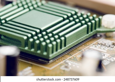 Circuit Board Close Up