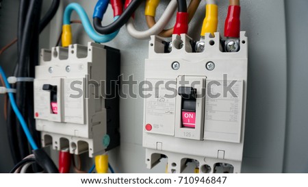 circuit breakers were installed in the steel main distribution board 