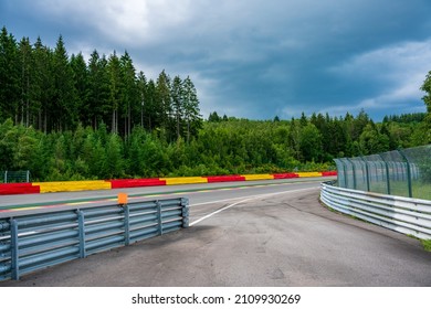 The Circuit de Spa-Francorchamps, motorsport racetrack in Belgium. 