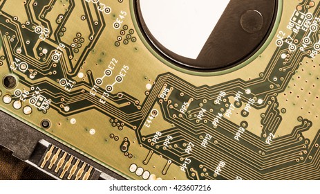 circuit harddisk board background