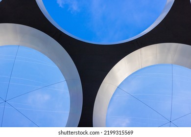 Circular dome with blue sky - Powered by Shutterstock