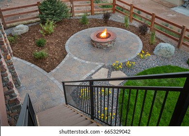 Circular Gas Fire Pit 