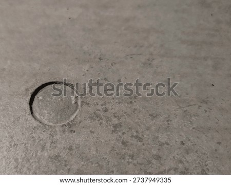 Circular indent on structural walls in Japan