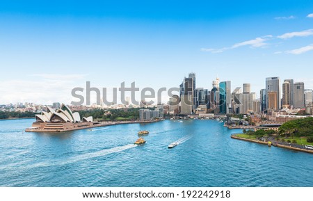 Circular Quay and Opera House, Sydney, Australia