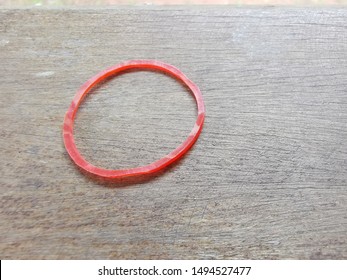 72 Rubber Band Ligation Images Stock Photos Vectors Shutterstock   Circular Red Rubber Band Durable 260nw 1494527477 