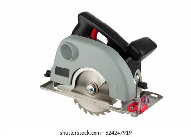 Circular Saw Isolated On A White Background.