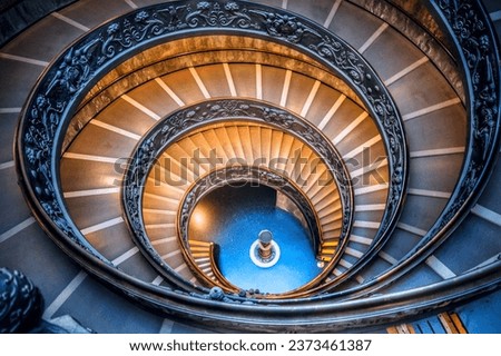 Similar – Image, Stock Photo spiral staircase