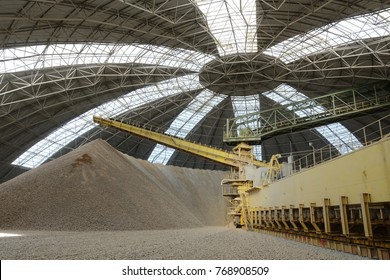 Circular Storage Of Limestone In Cement Manufacturing Plant