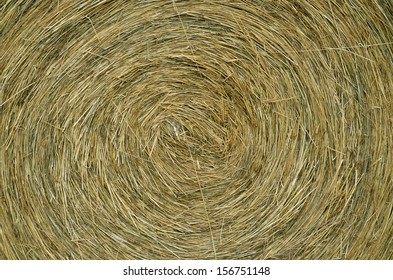circular straw bale