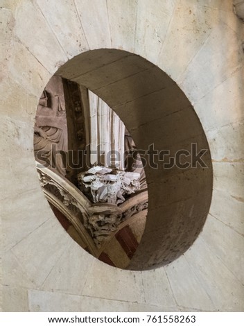 Similar – Foto Bild Parlament und Donau vom Fenster des anderen Flussufers aus eingerahmt