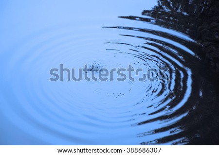 circular water waves on a lake