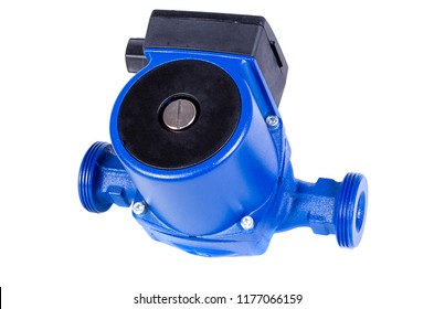 Circulation Pump For Water On A White Background