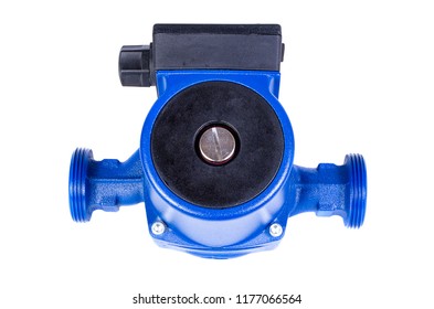 Circulation Pump For Water On A White Background