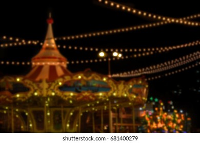 Circus Night View Soft Focus