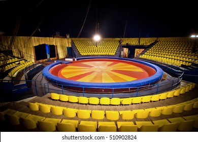 Circus Ring And Chairs For People