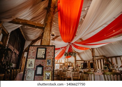 Circus Themed Wedding Reception With Big Top Canopy