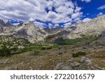 Cirque of the Towers in The Wind River Range in the Bridger Teton Wilderness of Wyoming