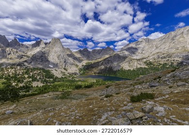 Cirque of the Towers in The Wind River Range in the Bridger Teton Wilderness of Wyoming
