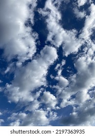 Cirrocumulus Clouds With Blue Sky