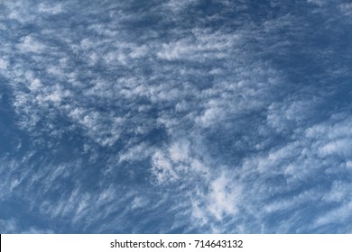 Cirrocumulus Clouds, Viewed Directly From Below.