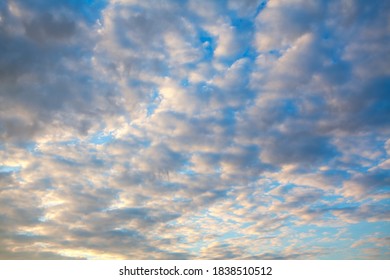 Cirrus Background At The Morning Sky 