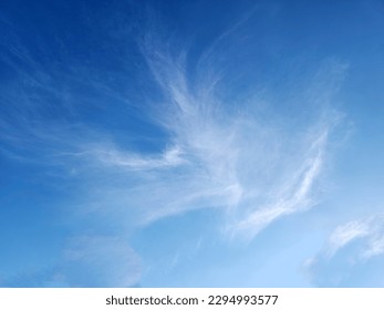 Cirrus fibratus (or Cirrus filosus) is a type of cirrus clouds that occurs at high altitudes. It indicates an approaching warm front, however, it also be an indication that fair weather will come