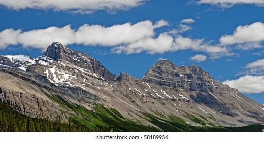 The Cirrus Mountain, In Banff National Park, Alberta