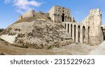 The Citadel of Aleppo is a large medieval fortified palace in the centre of the old city of Aleppo, northern Syria. It is considered to be one of the oldest and largest castles in the world.