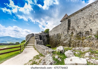 Citadel Wall In Visegrad, Hungary